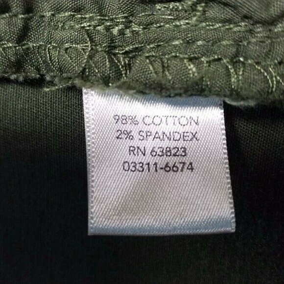 Christopher Banks Green Comfort Waist Stretch Straight Leg Casual Pant Women 16S - Picture 10 of 13